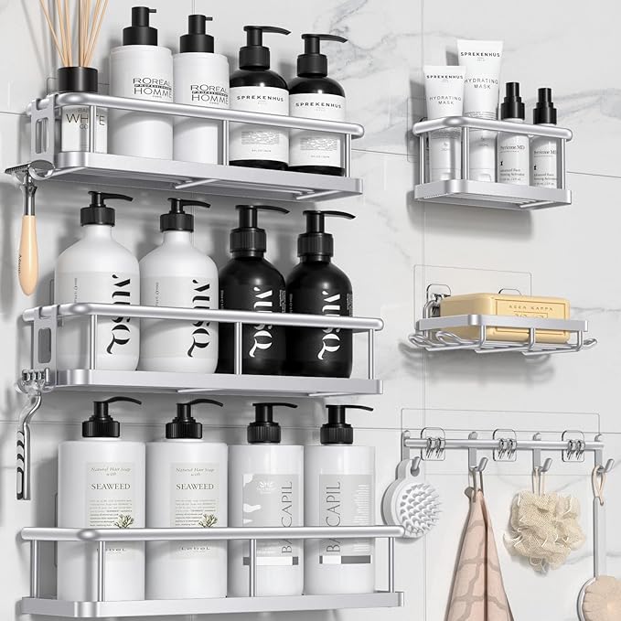 YASONIC Shower Caddy, Large Capacity Bath Organizer