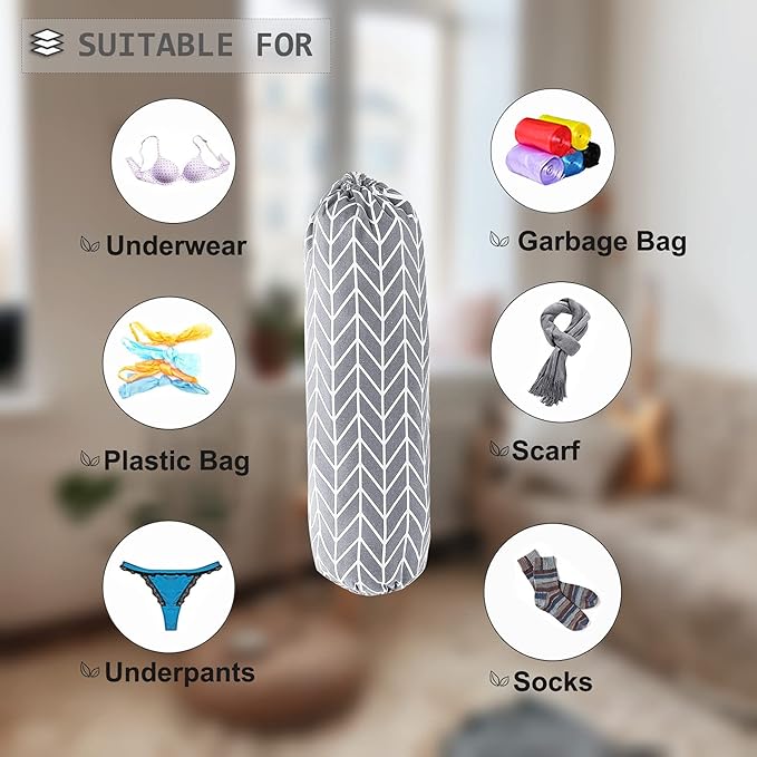 Wall Mount Plastic Grocery Bag Organizer/Holder, Washable Shopping Bags Carrier