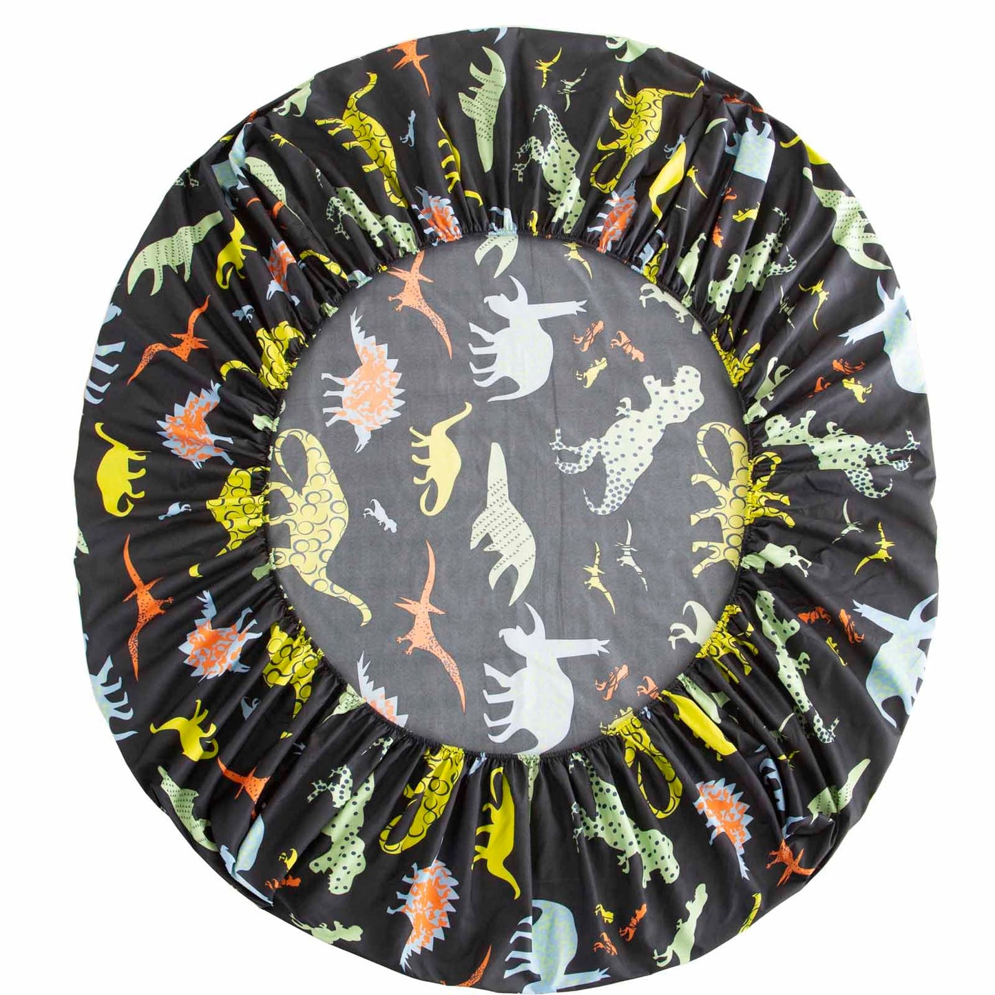 SDY 4 Pieces Dinosaur Sheets Full, Cartoon Dinosaur Full Size Sheets for Boys, Girls, Kids and Toddler, Bed in A Bag Packaged with 1 FittedSheet+ 1 Top FlatSheet + 2 Pillowcases