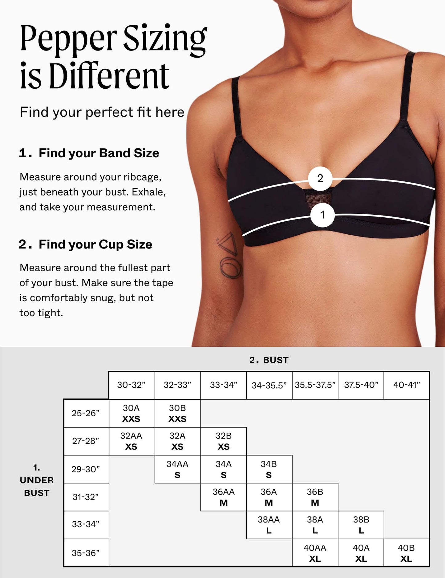 Pepper Wireless Bra | Feelgood Wirefree T-Shirt Bras for Women, Comfy Bras with Foam Cups, Convertible Straps for Racerback, Ecru Cream Bra (XXS-XL)