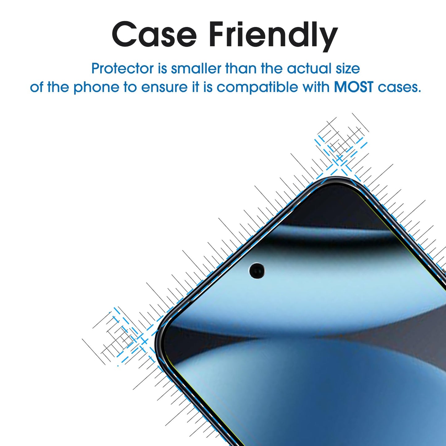 amFilm Designed for Google Pixel 10 Pro Pixel 10 / 9 / 9 Pro 6.3" Screen Protector: 2025/2024 Tempered Glass, Ultrasonic Fingerprint Compatible, Easy Installation Frame, Anti Scratch, Bubbles-Free,3 Pack