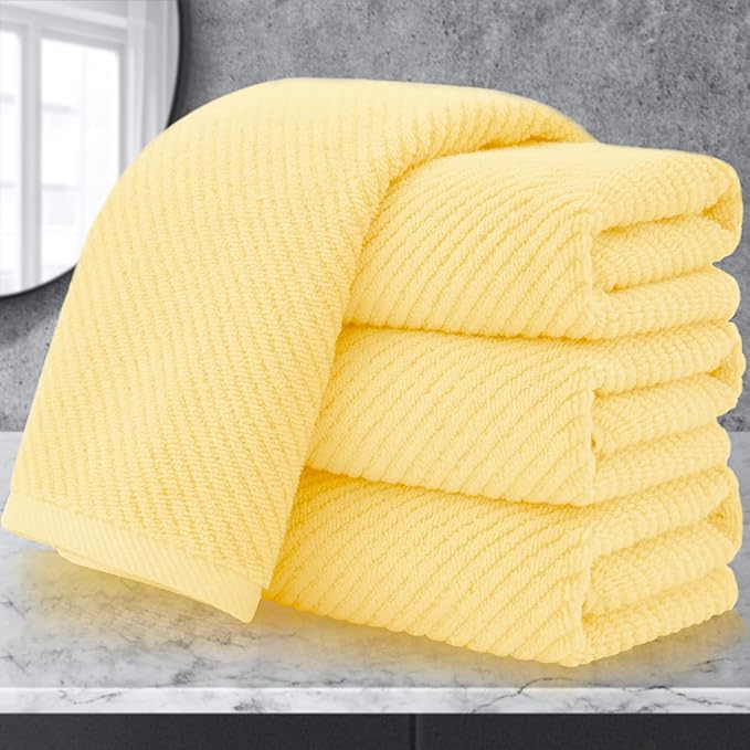 VOOVA & MOVAS Yellow Hand Towels