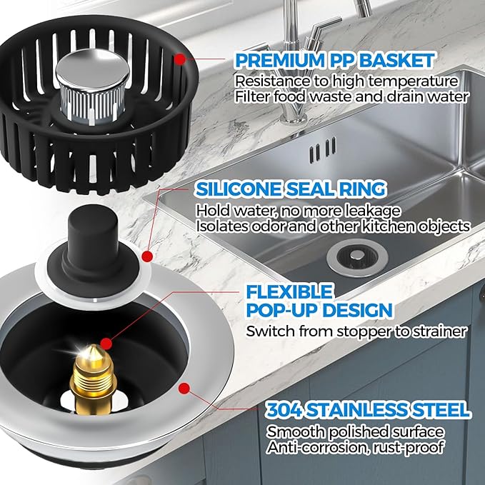 Kitchen Sink Drain Strainer