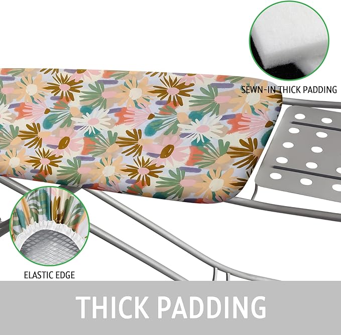 Ironing Board Cover and Pad 15x54 Inch Standard Ironing Board Cover
