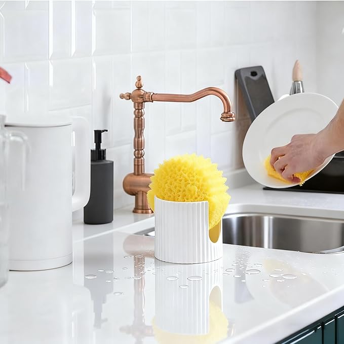 Ceramic Sponge Holder for Kitchen Sink