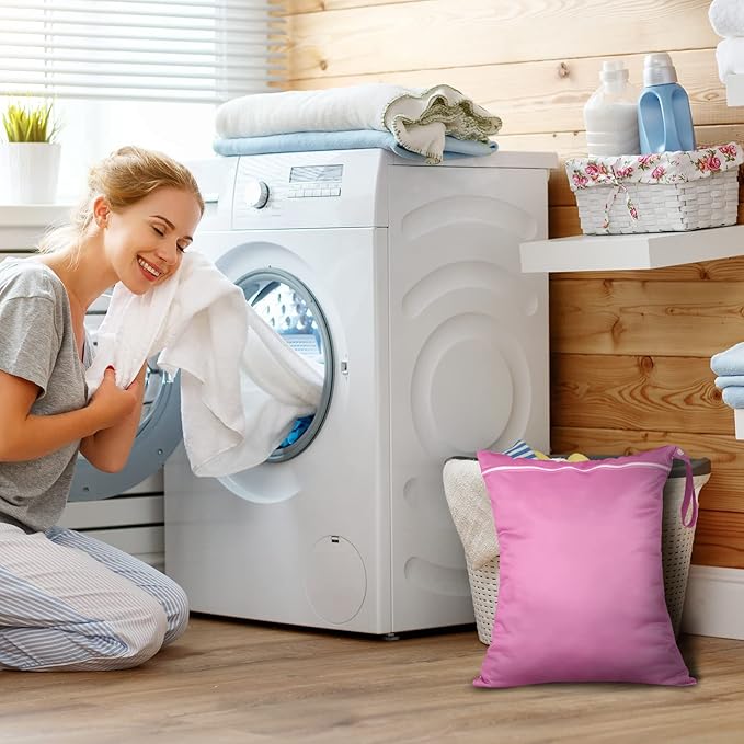 Shappy 2 Pcs Large Travel Laundry Bag Washable Waterproof Wet Dry Large Dirty