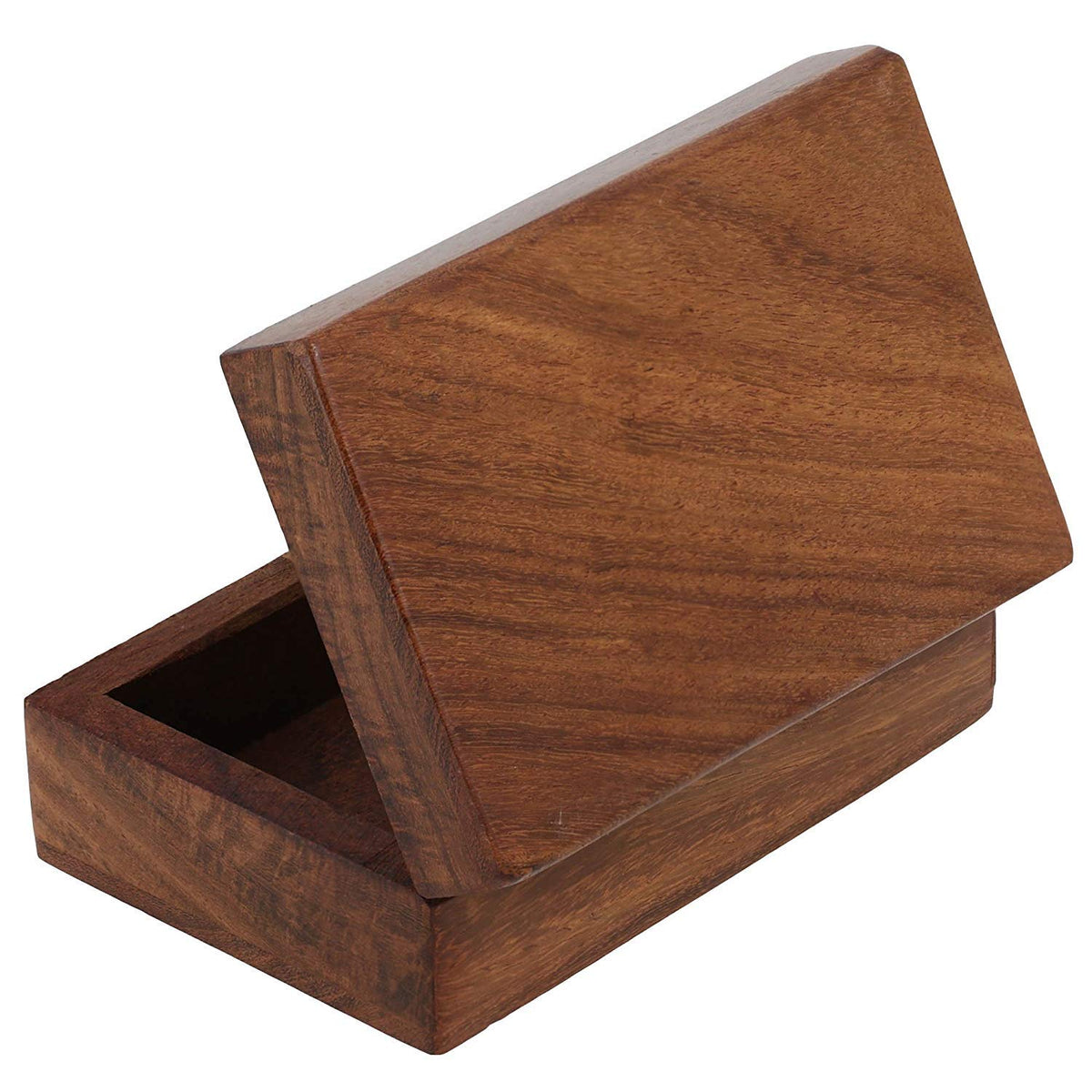 S.B.ARTS Premium Wooden Mini Jewellery Box Plain -Trinket Box for Ladies-Jewellery Storage Case-Antique Look-Traditionally Handcrafted-Home Decor Accessories-Ideal Gift for Women, Girls.