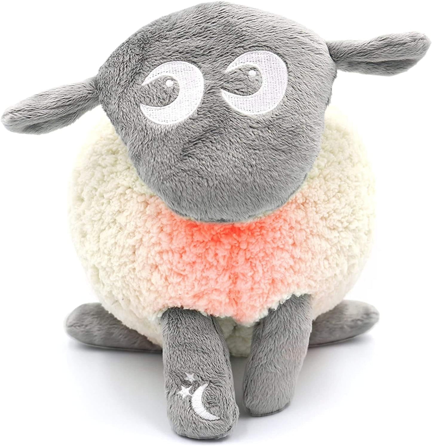 Sweet Dreamers, Rechargeable Ewan Deluxe, Grey | Baby & Infant Sleep Aid Gift | Cry Sensor & Nightlight | 10 Soothing White & Pink Noise Sounds | Continuous or Timer Playback | Machine Washable