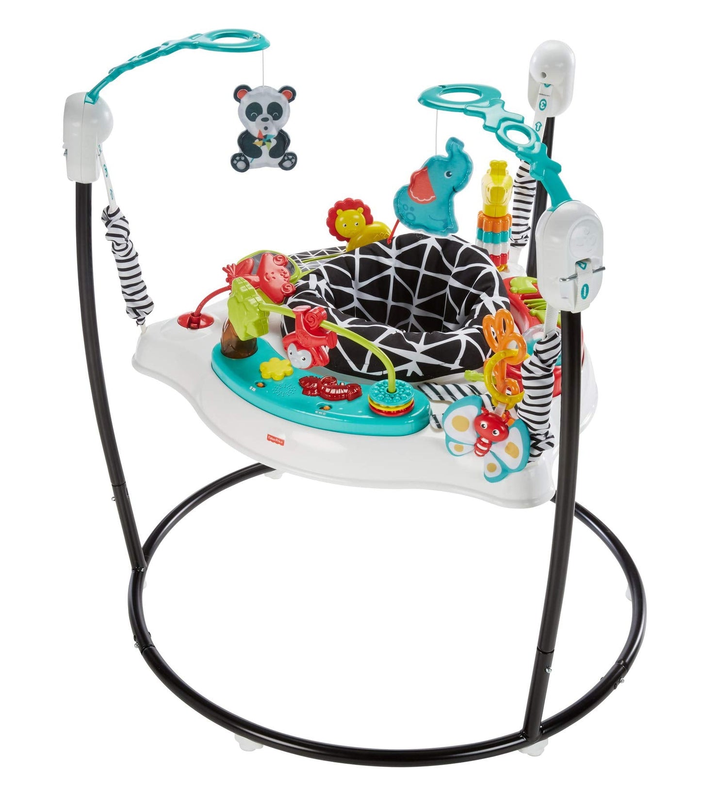 Fisher-Price FWY41 Animal Wonders Jumperoo Music, White, 1 Count (Pack of 1)