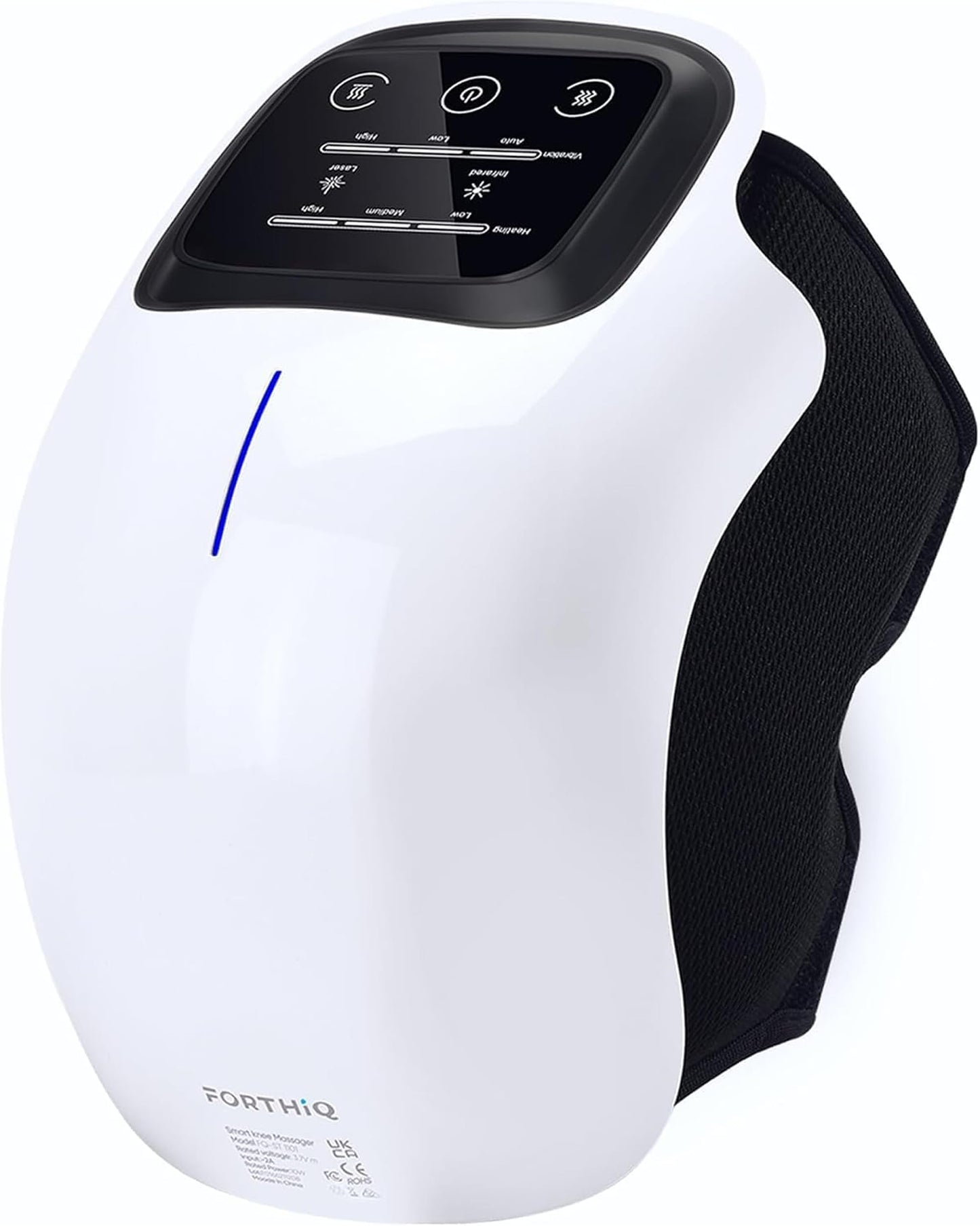 FORTHIQ Knee Massager Smart for Pain Relief with Heat and Red Light Therapy, 2026 Updated Edition, Relax Tight Muscles, Ideal Gift for Men & Women, FSA-HSA Eligible