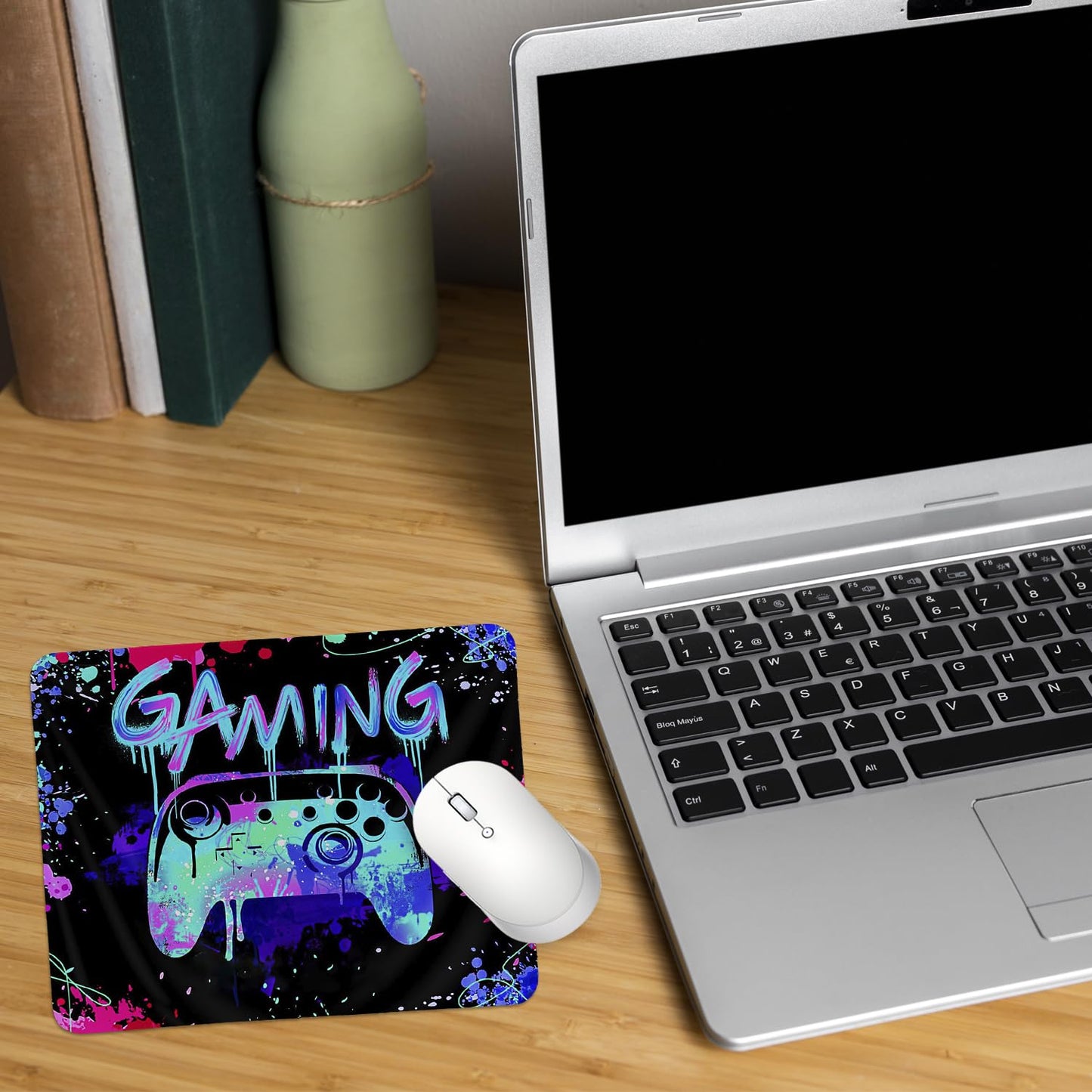 hold fizz Gaming Mouse Pad, Small Cool Gamer Mouse Pad, Gaming Mousepad Accessories for Desk, Laptop, Computer, Office, Boys Kids Room Decor, 9.5x7.9 Inch