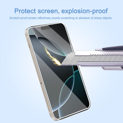 Ailun Screen Protector for iPhone 16 / iPhone 15 / iPhone 15 Pro [6.1 Inch] Display 3 Pack Tempered Glass, Dynamic Island Compatible, Case Friendly [Not for iPhone 16 Pro 6.3 Inch].