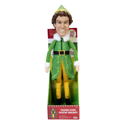 Jakks Holiday Elf Buddy The Elf Talking Plush with 15 Phrases Approximately 12-Inches in Height