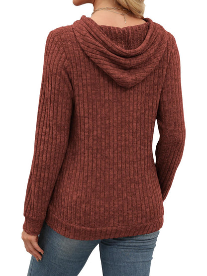 Womens Sweaters Early Fall Fashion Clothing 2025 Long Sleeve Shirts for Women Blouses Dressy Casual Hoodies Cute Tops Trendy Sweatshirts Christmas Holiday Halloween Outfits Winter Clothes Caramel L