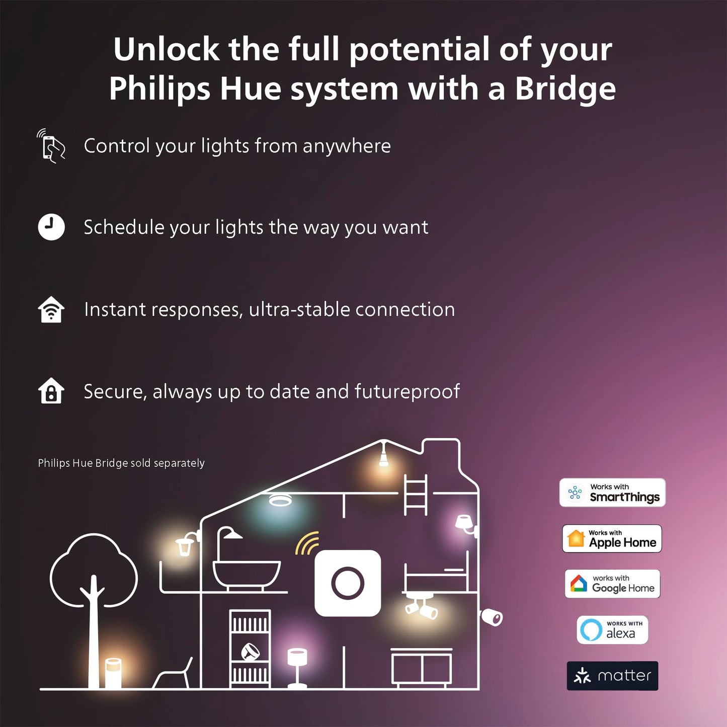 Philips Hue Indoor 5-Meter Smart LED Solo Lightstrip Base Kit (Pack of 1), LED Lights Controlled with Hue App, Smart Lighting Works with Alexa, Google Assistant and Apple HomeKit, Plug Type G
