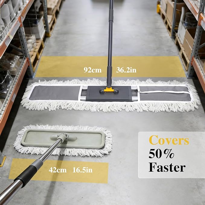 Masthome 36" Commercial Mop, Heavy Duty Industrial Floor Mop