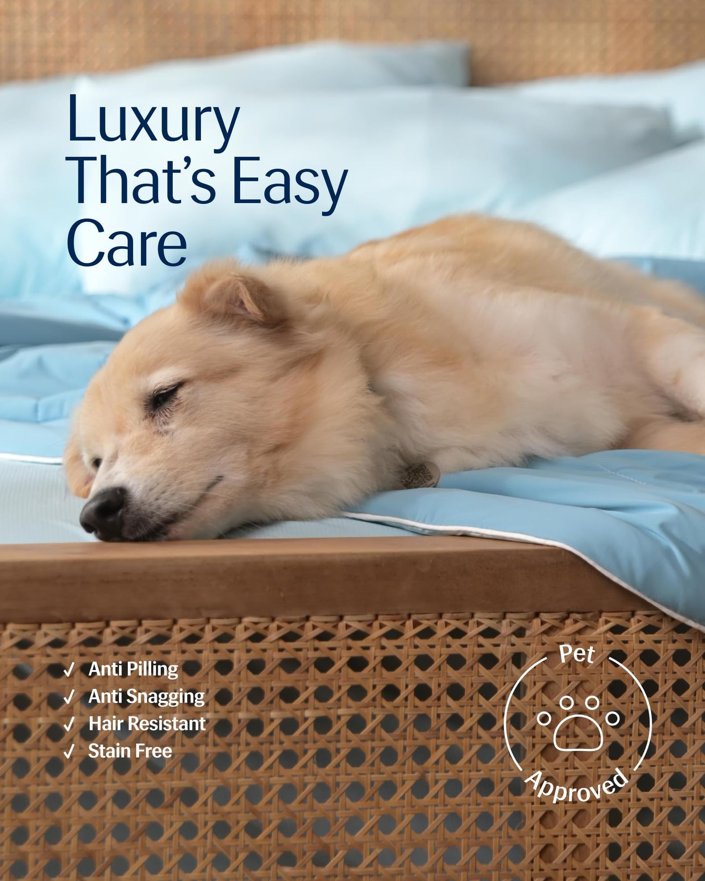 REST® Evercool® Cooling Comforter, Full/Queen, Blanket for Hot Sleepers, All Season Bedding to Keep Cool for Night Sweats, Breathable Lightweight Blanket, 90"x90" Inches, Aqua Blue