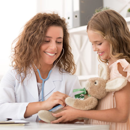 TRIXES Blue Stethoscope – Kids Toy & Halloween Fancy Dress Costume – Educational Childrens Toys Pretend to be a Vet, Dentist, Doctor & Nurse – Children Role Play Dressing Up Accessories Medical Outfit