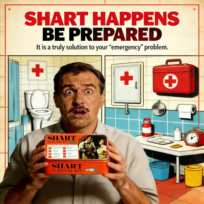 GAGIFT WORLD Sharting Survival Kit, Emergency Shart Kit Funny White Elephant Gifts Exchange Ideas for April Fools' Day Novelty Prank Gag Gift for Adults Christmas Birthday Gifts for Men and Women