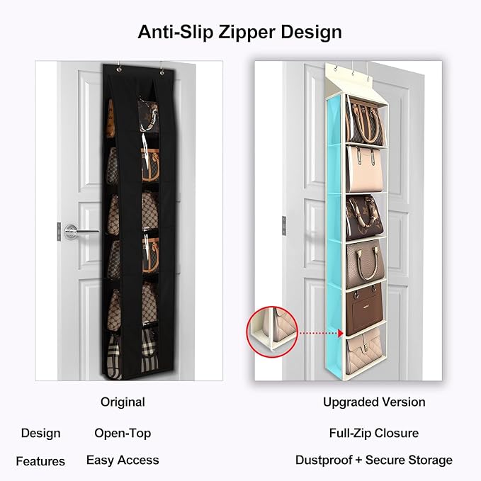Lirex Over The Door Purse Organizer & Purse Shelf