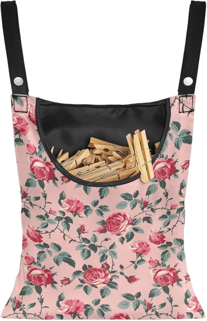 Clothes Pin Hanging Bag, Large Capacity Clothespin Bag