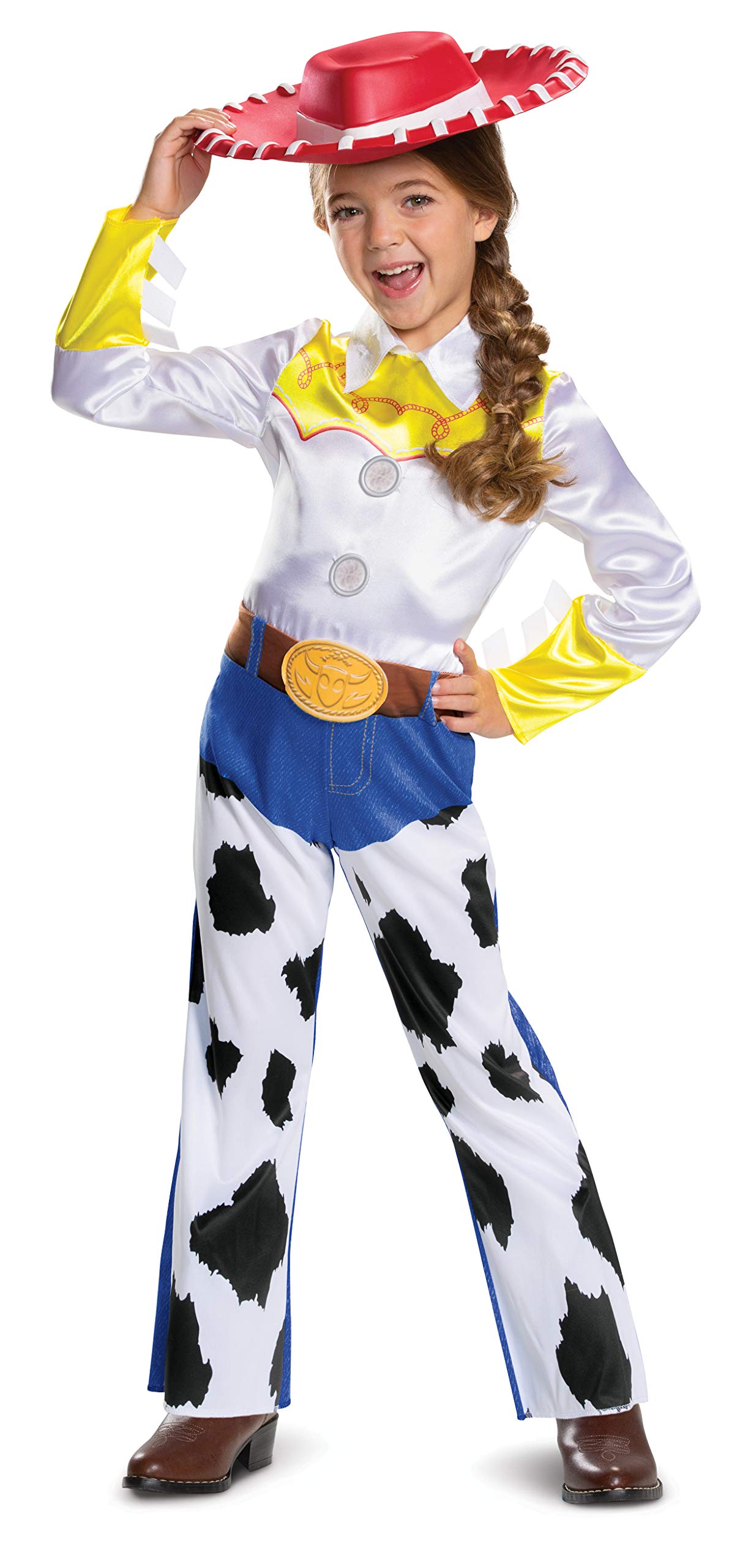 Disguise Disney Pixar Jessie Toy Story 4 Classic Girls' Costume Multi, Small (Ize/4-6X)