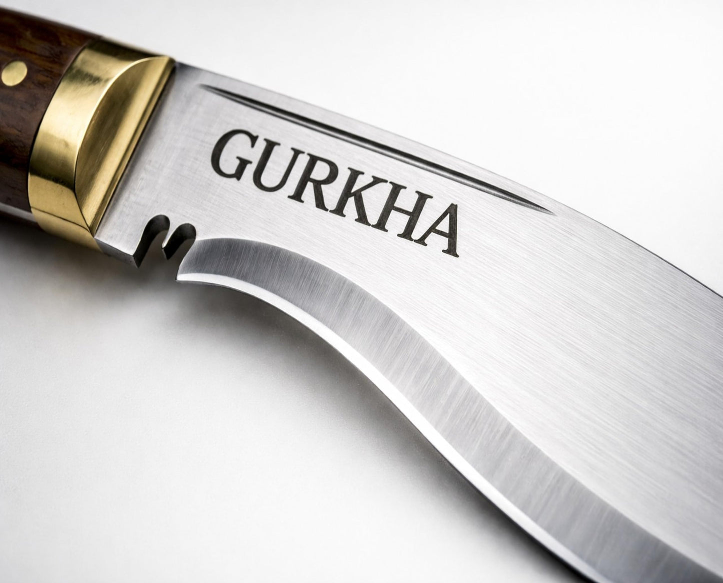 Gurkha Kukri Knife – Hand-Forged in Nepal – WW II 11" Carbon Steel Blade | Full Tang Khukuri – Heavy Duty Chopping, Survival & Bushcraft with 2 Utilities Knives & Leather Sheath