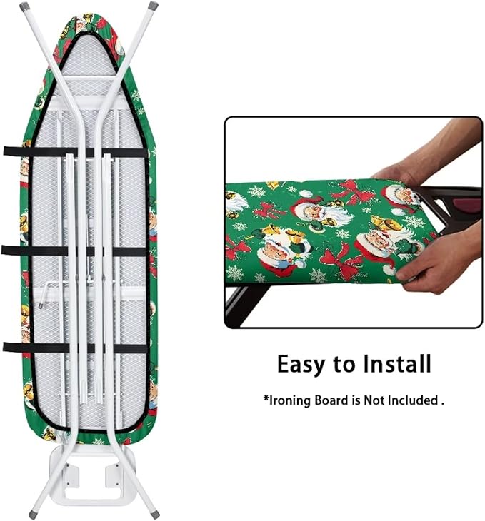 Santa Claus Ironing Board Cover and Pad Elastic Edge