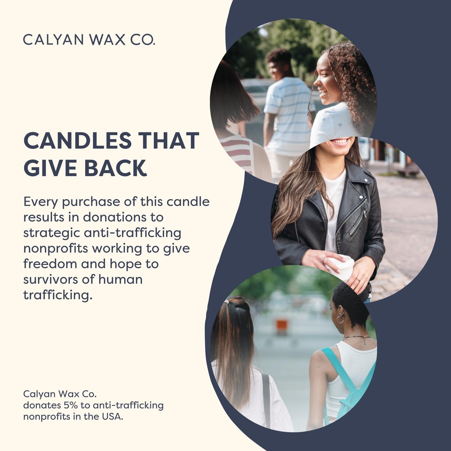 Calyan Wax Co. Passionfruit & Ginger Scented Candle - 57 Hour Burn - Luxury Clean Soy Wax Candles - Long Lasting Amber Glass Jar Candle for Home - 7.2oz