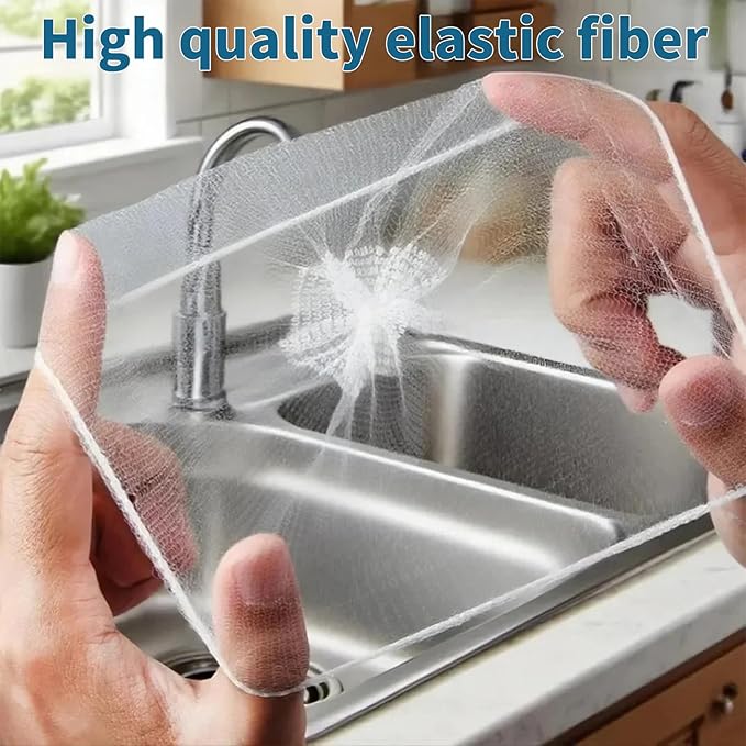 200 PCS Kitchen Disposable Mesh Sink Strainer Bags, Anti-Clogging Drain Filters