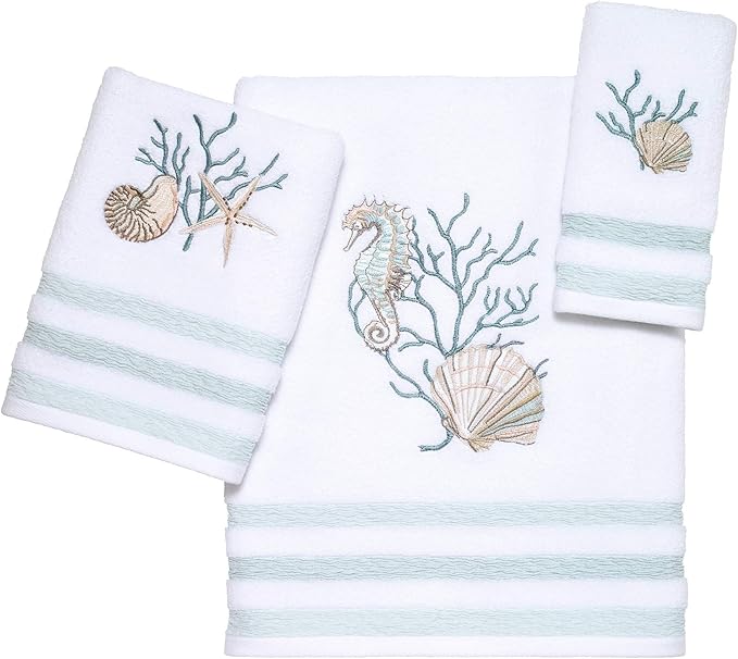 Avanti Linens - 3pc Towel Set, Soft & Absorbent Cotton Towels