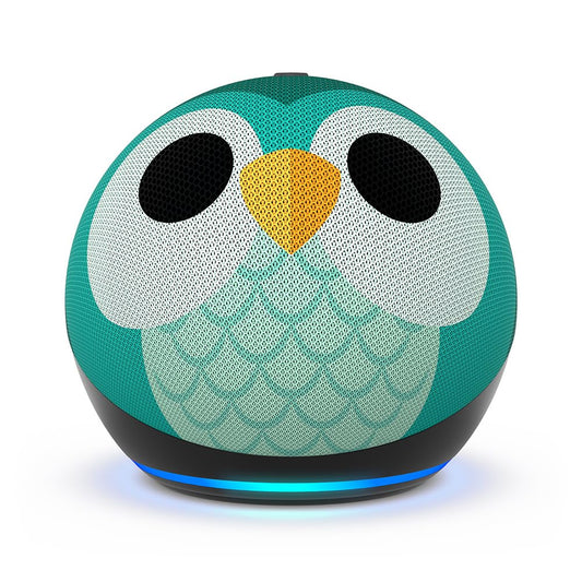 Echo Dot Kids (newest gen) | Wi-Fi and Bluetooth smart speaker with Alexa | With 1 year of Amazon Kids+ content | Owl