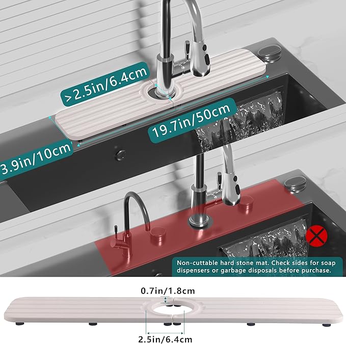 Faucet Mat for Kitchen Sink