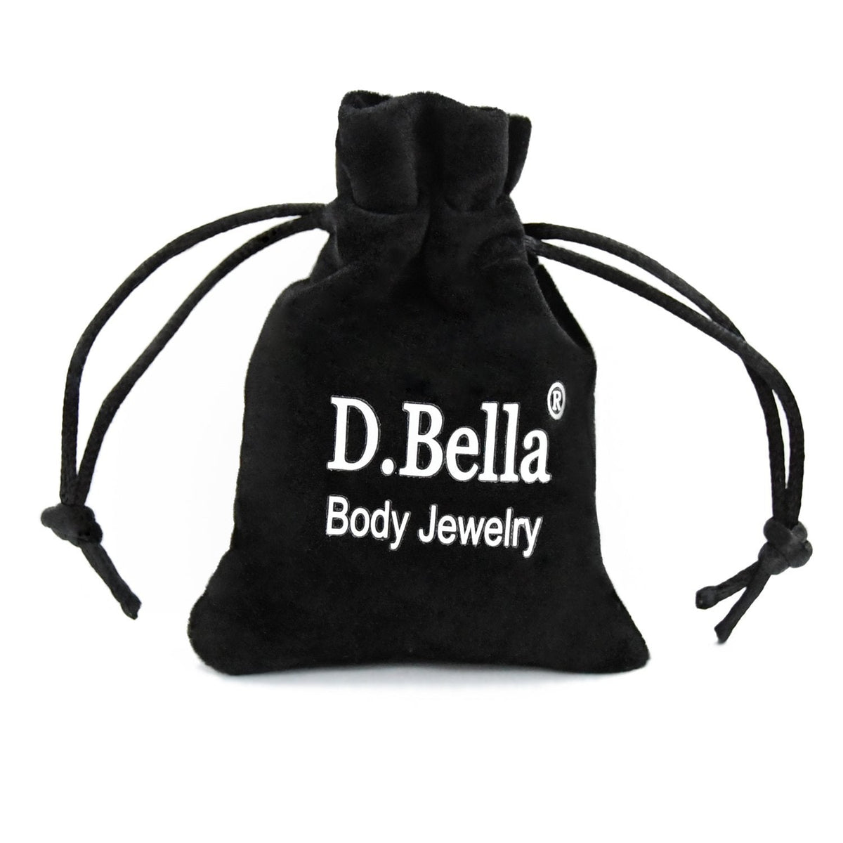 D.Bella Clip On Fake Septum Piercing, Non-Piercing Nose Earrings for Men, Women