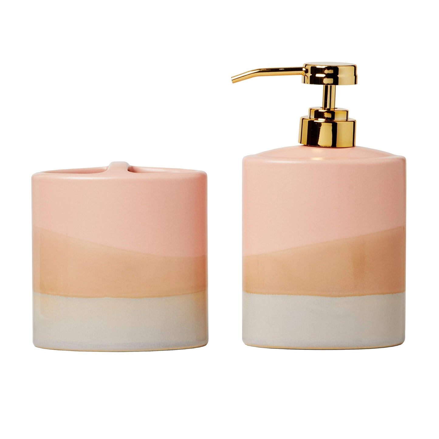 SKL Home Alanya Toothbrush Holder, Blush