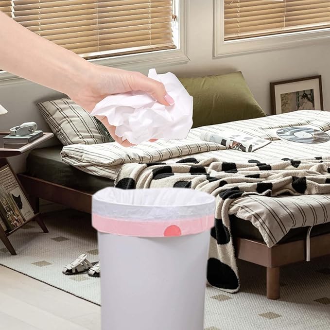 5 Gallon Trash Bags Drawstring, Small Garbage Bags