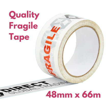 20 Strong Large Cardboard Storage Packing Moving House Boxes with Fragile Tape 52cm x 30cm x 30cm 47 Litres Carry Handles and Room List