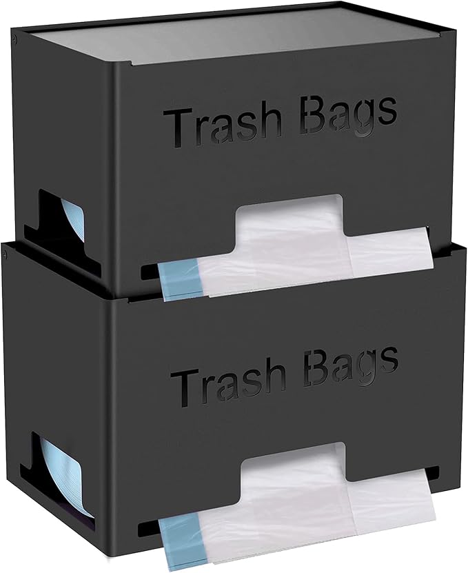 2-Pack Trash Bag Holder Dispenser