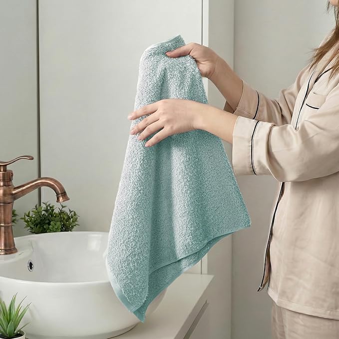 REDKISS 4Pack Luxury Hand Towels, 16x32 Inch 450 GSM 100% Turkish Cotton