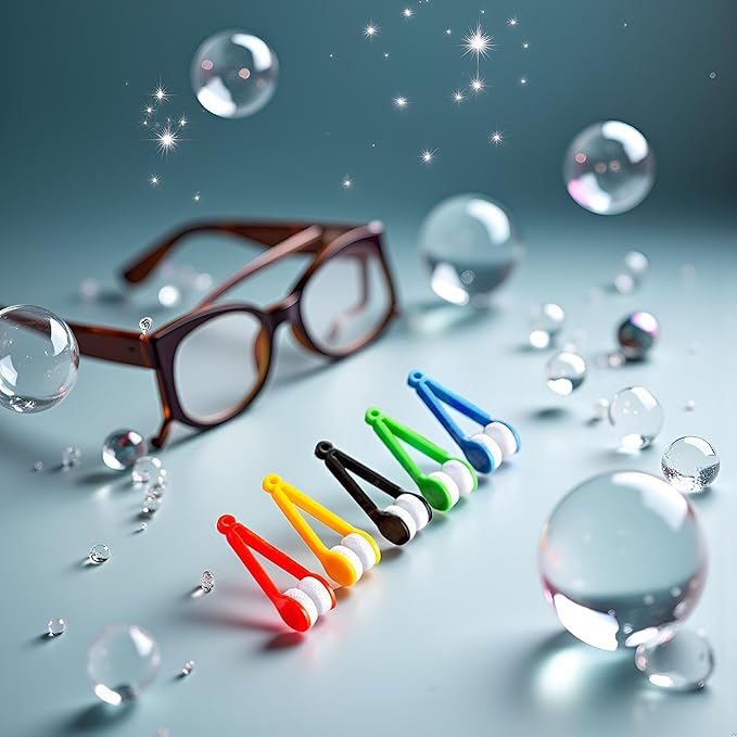 5Pcs Spectacle Glass Cleaner Eye Glasses Lens Cleaner Microfiber Cleaning Cloth