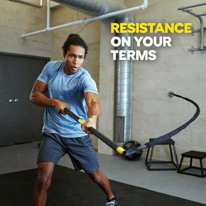 TRX Training Rip Training Resistance-Cord Attachment, Resistance-Training Exercise Equipment for Home Workouts, Bungee Fitness Cord, (Heavy), (25 lbs)