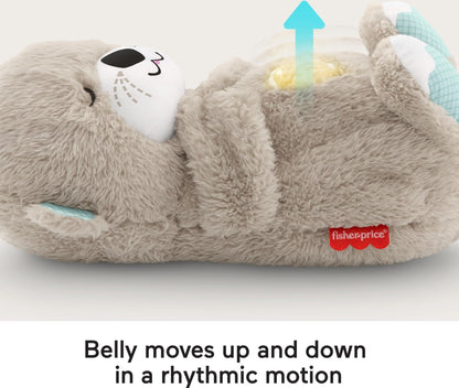 Fisher-Price Soothe 'N Snuggle Otter | Newborn Baby Toys & New Baby Gifts | Plush Soft Toys for Babies with Light and Sound Machine | Baby Girl and Baby Boy Gifts | Newborn Essentials, FXC66
