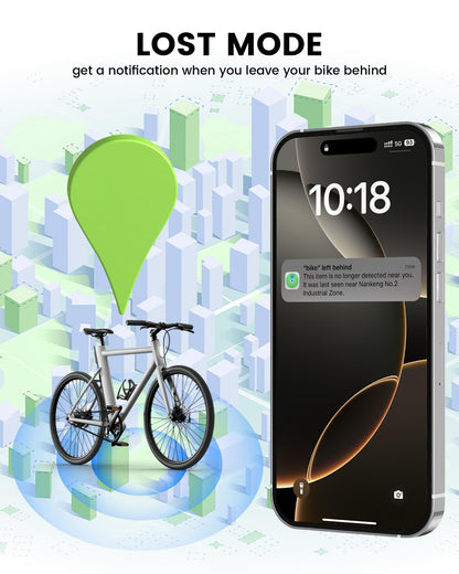Ravemen Bike Tracker Compatible with Apple Find My, Rechargeable Anti-Theft GPS Tracker for Bikes, 8-Month Power Life Bicycle Finder Location Accessories Hidden Under Bottle Holder (iOS Only)