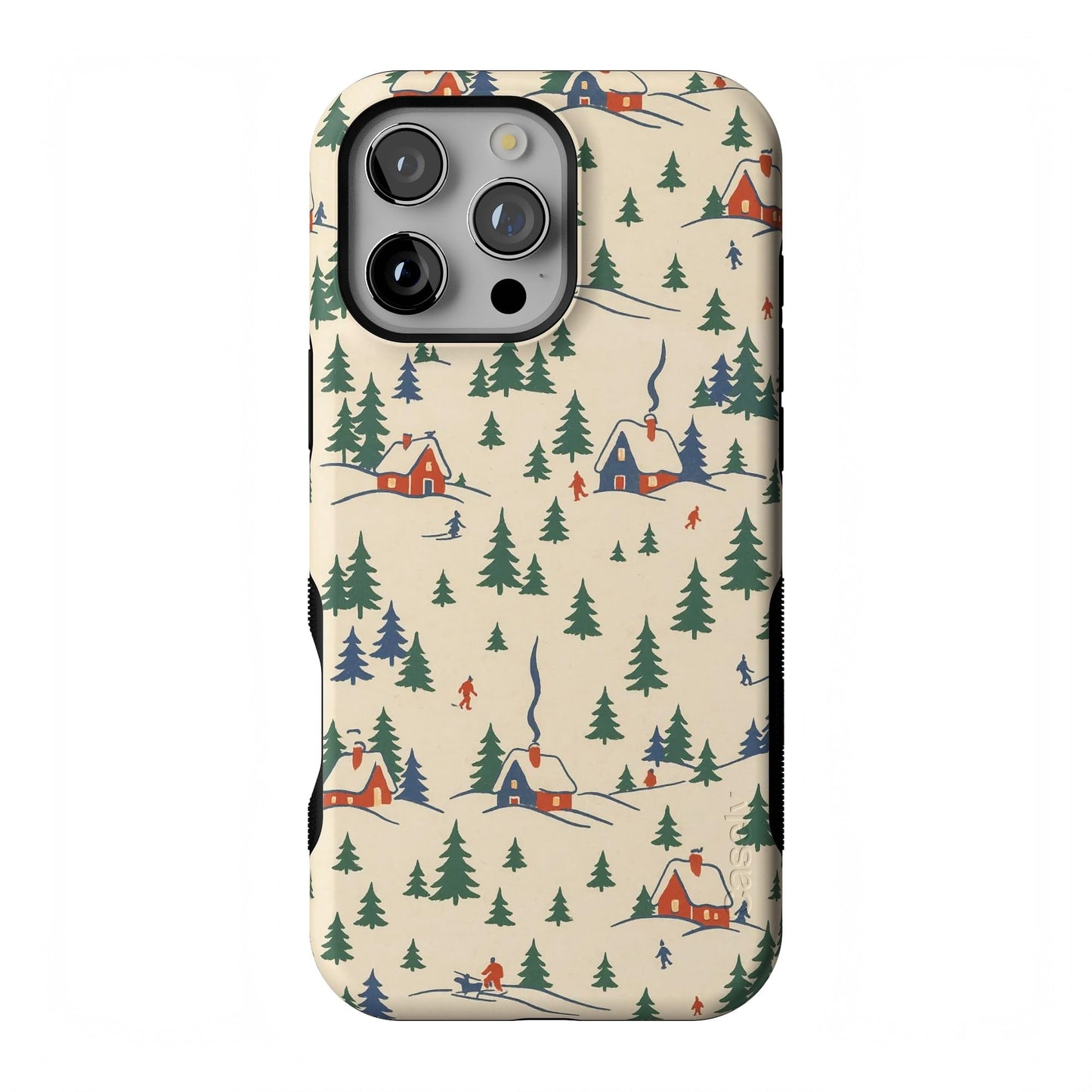 Casely iPhone 17 Pro Max Case | On The Dot | Maroon Polka Dot | Compatible with MagSafe | Bold Protective Design