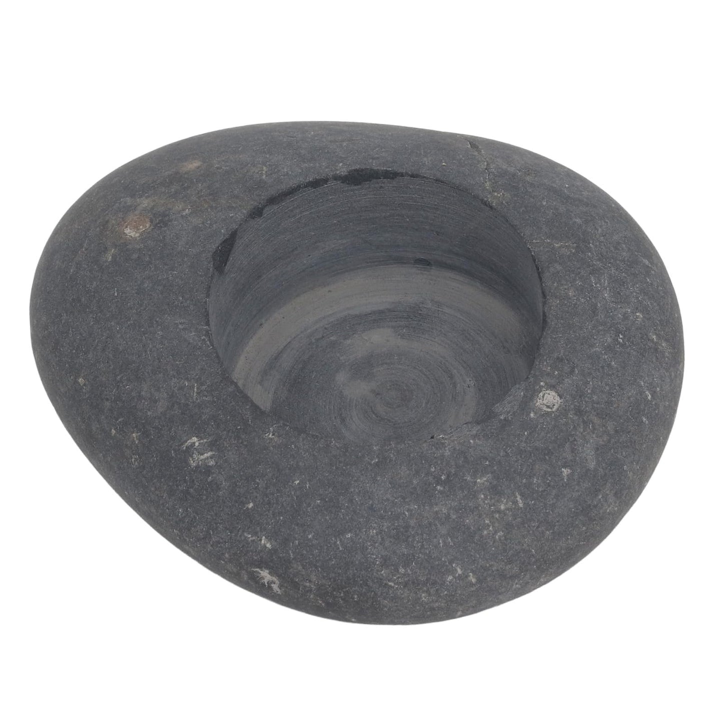 Handmade Stone Tealight Candle Holder, Sturdy and Compact Size Design Decorative Pebble Multifunctional and Lightweight Candle Holder for Wedding Home Decor
