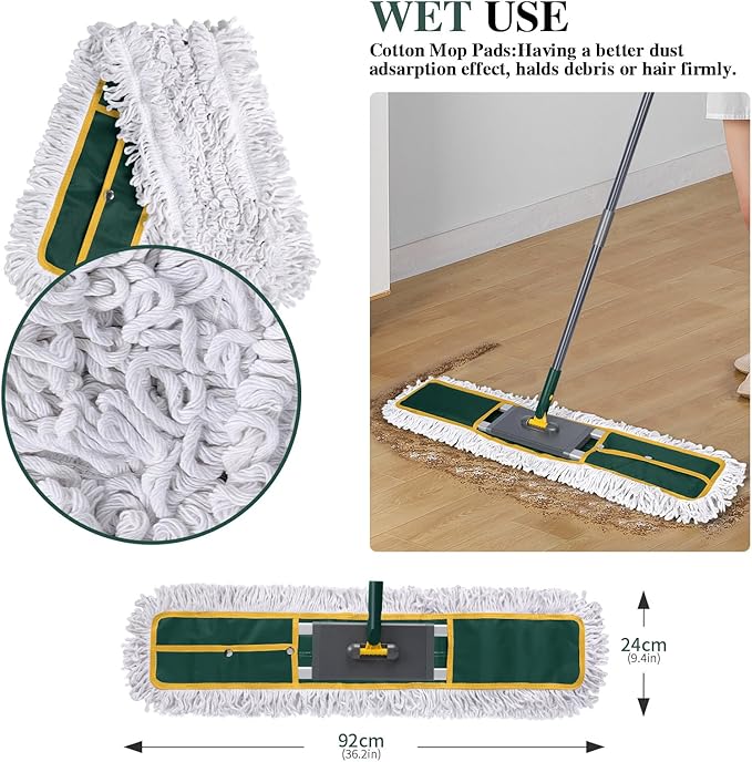 36" Commercial Mop, Masthome Heavy Duty Industrial Mop