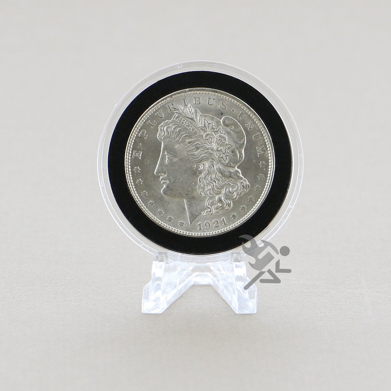 OnFireGuy Clear Display Stand Easel for Holder Coin Capsules Challenge Medals Casino Chips, 10 Pack