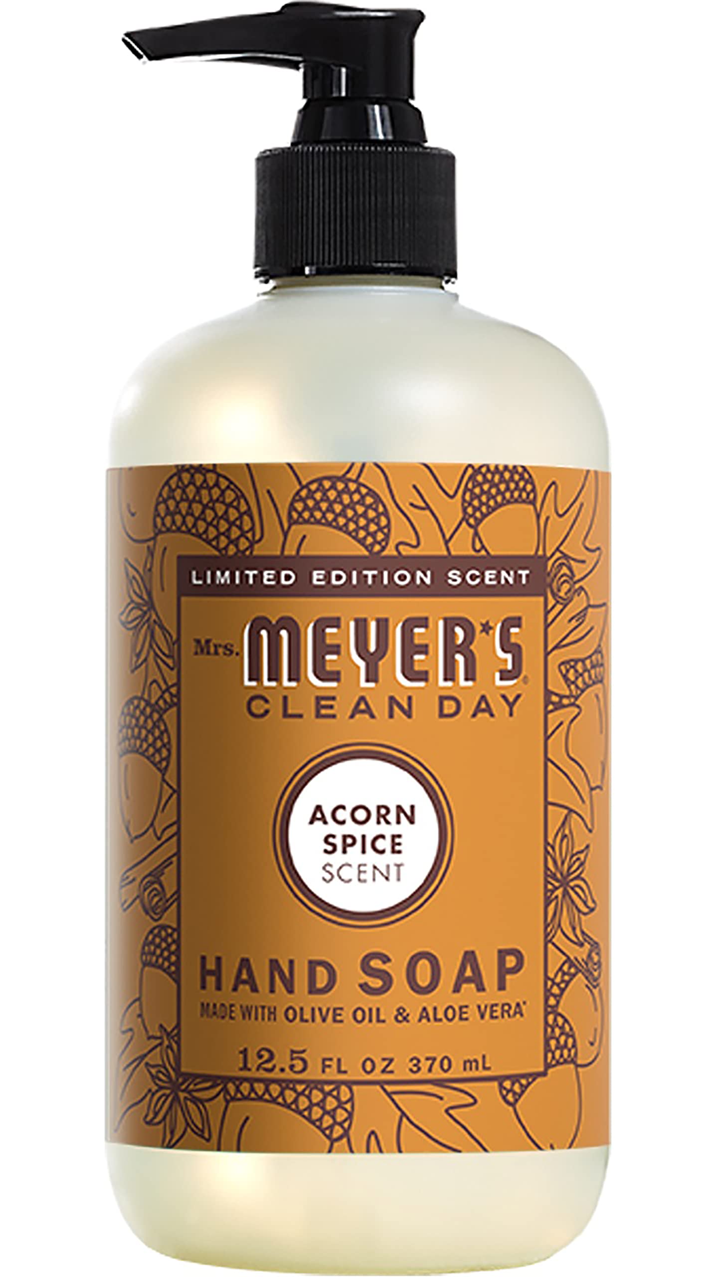 Mrs. MEYER'S CLEAN DAY Hand Soap Variety Pack, 1 Apple Cider, 1 Acorn Spice, 2 CT