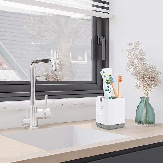 Boperzi Toothbrush Holders for Bathrooms, Detachable Electric Toothbrush Holder