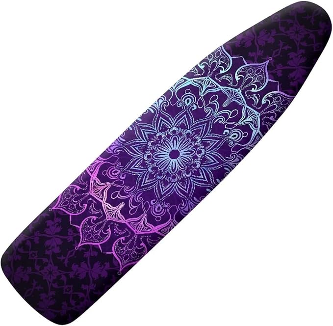 Home Ironing Board Cover, Boho Flower Heat Reflective Tie-Dye Ironing Board